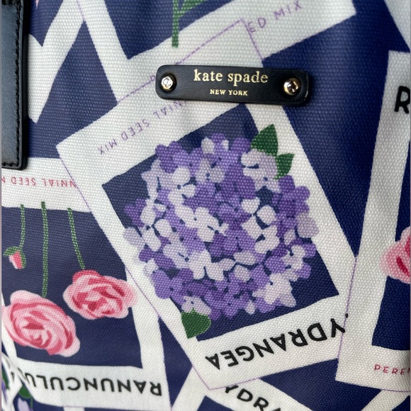 Kate Spade Botanical Tote Like New - Picture 4 of 6